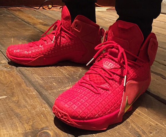 Nike LeBron 12 Red October Rubber City