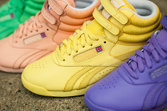 reebok freestyle yellow