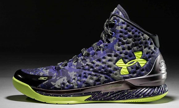 Under Armour Curry One 'Dark Matter', Stephen Curry's All Star Sneaker ...