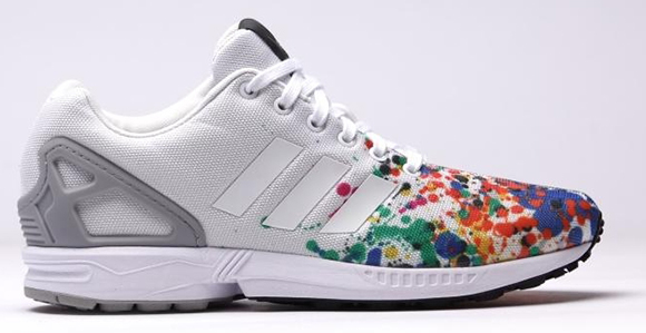 adidas zx flux paint splatter