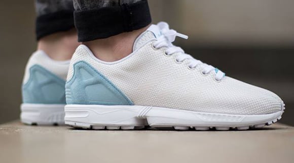 adidas ZX Flux Weave Off White Blush Blue