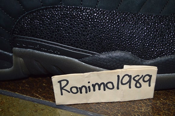 Air Jordan 12 Drake OVO Black Stingray