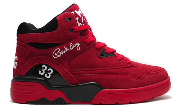 Ewing Athletics Guard Red Suede Release Date