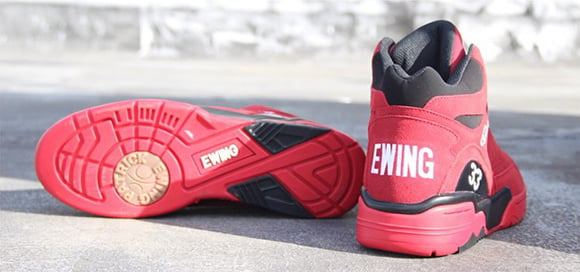 Ewing Athletics Guard Red Suede Release Date