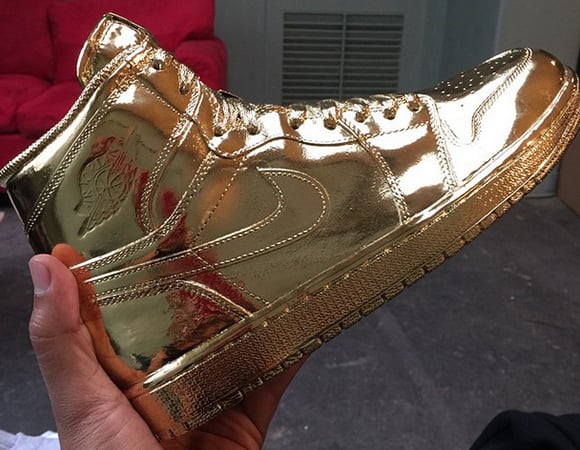 Ludacris Metallic Gold Air Jordan 1 High
