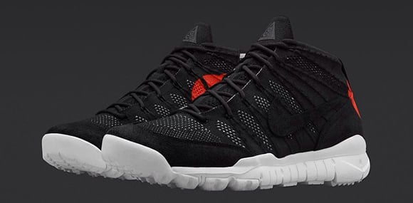 Nike ACG Flyknit Trainer Chukka Black / Red