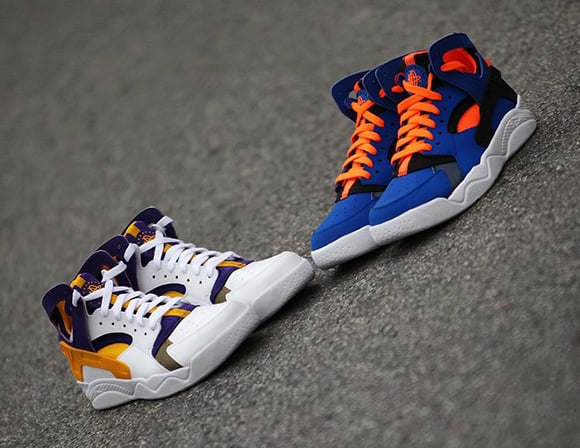 Nike Air Flight Huarache ‘Knicks’ & ‘Lakers’