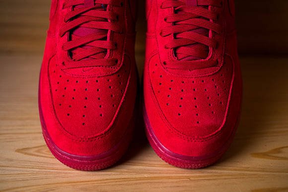 air force 1 gym red suede