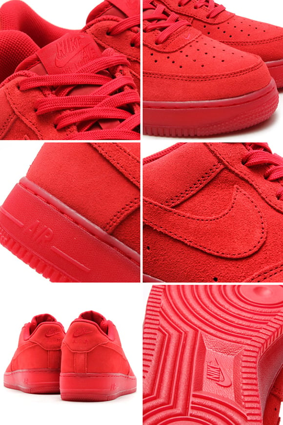 nike air force 1 solar red