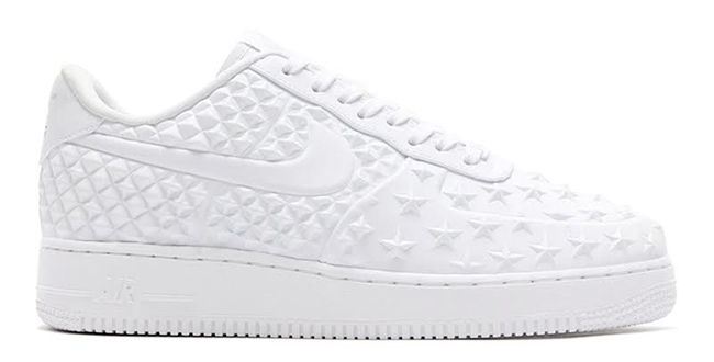 nike air force stars white