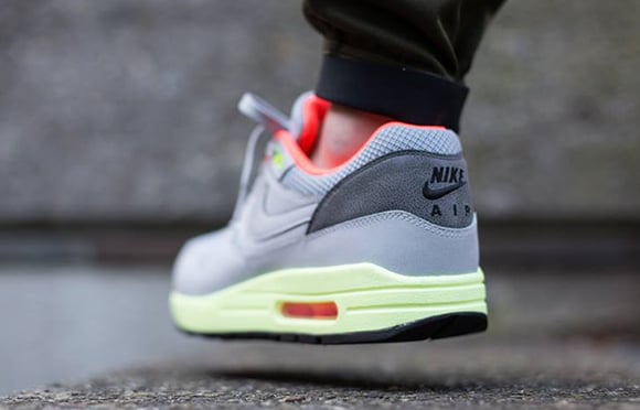 Nike Air Max 1 FB Wolf Grey Liquid Lime Pink