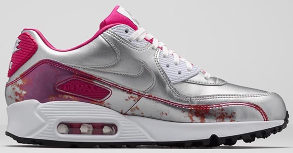 Nike Air Max 90 Womens Chrome Color Pink