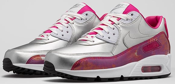 Nike Air Max 90 Womens Chrome Color Pink