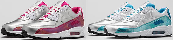 Nike Air Max 90 Womens Chrome To Color Pack