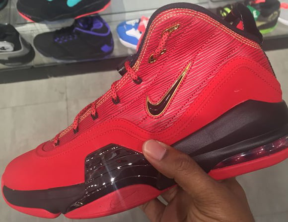 Nike Air Pippen 6 Red / Black – Gold