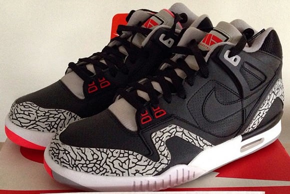 Nike Air Tech Challenge II Black Cement Custom