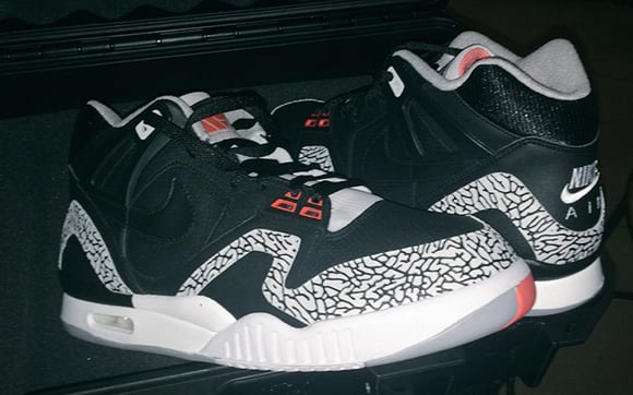 Nike Air Tech Challenge II Black Cement Custom