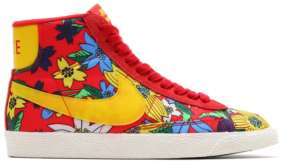 Nike Blazer Mid Womens Aloha Red