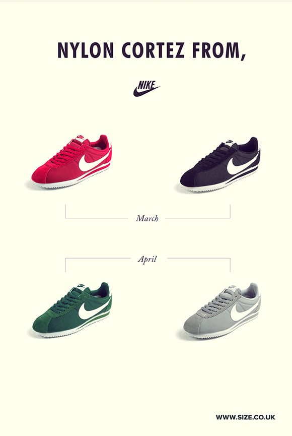 Nike Cortez Nylon Collection 2015