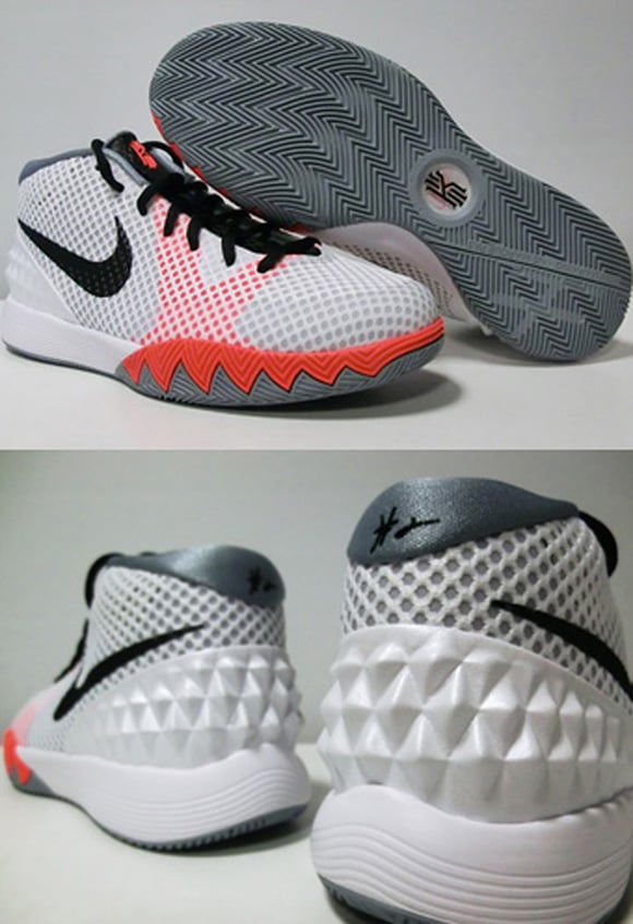 Nike Kyrie 1 GS White Black Orange