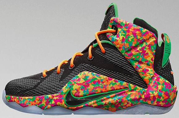 Nike LeBron 12 GS ‘Cereal’ (Fruity Pebbles) – Release Info