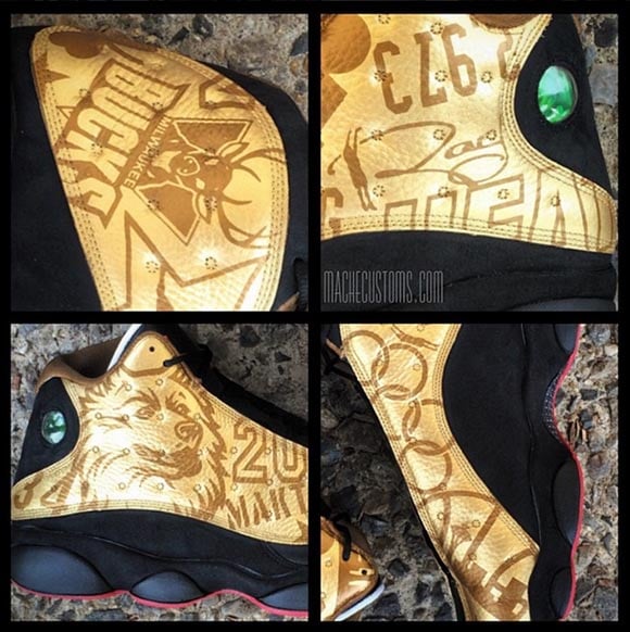 Ray Allen Receives Custom Air Jordan 13 Mache