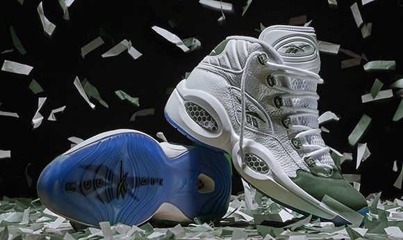 Reebok Question Mid Michigan State Green Fifteen Releasing