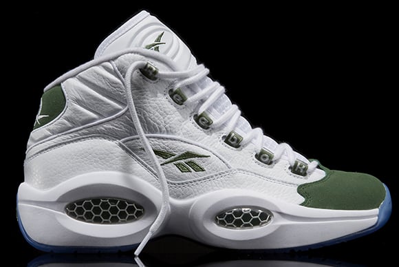 Reebok Question Mid Michigan State Green Fifteen Releasing