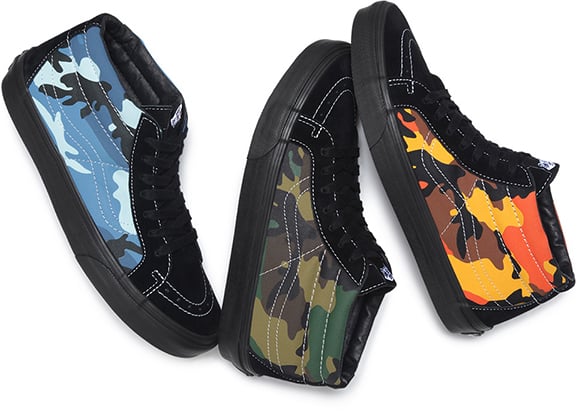 vans x supreme camo