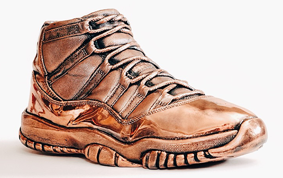 bronze jordans