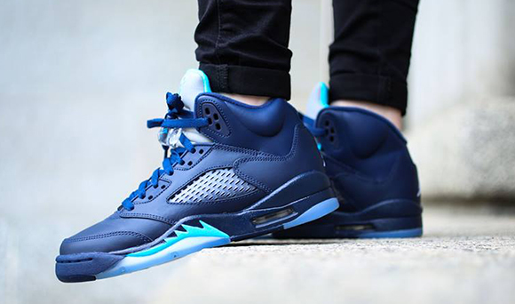 jordan 5s navy blue