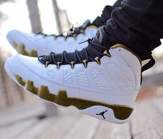 jordan 9 statue on feet