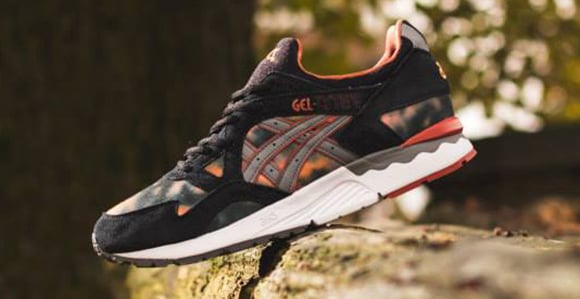 asics gel lyte green orange