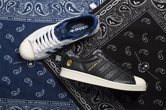 Bape Undefeated adidas Superstar