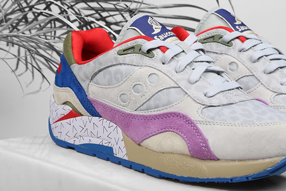 Bodega Saucony Elite G9 Shadow 6 Pattern Recognition Grey