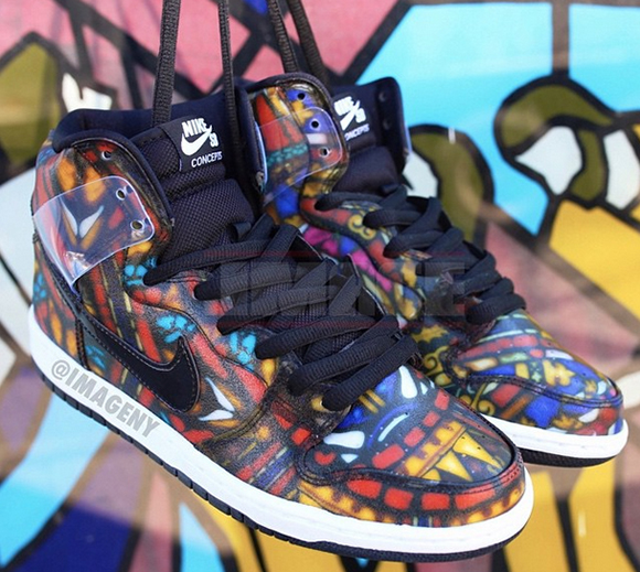 CNCPTS Nike SB Dunk High Stained Glass