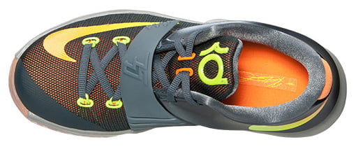 Nike KD 7 GS Blue Graphite Volt Bright Citrus