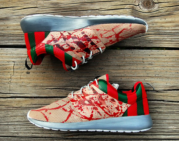 Nike Roshe Run Freddy Krueger Custom