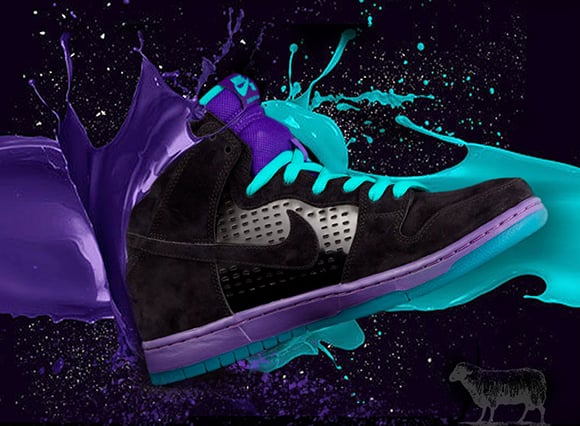 Nike SB Dunk High ‘Grape’ – Detailed Look