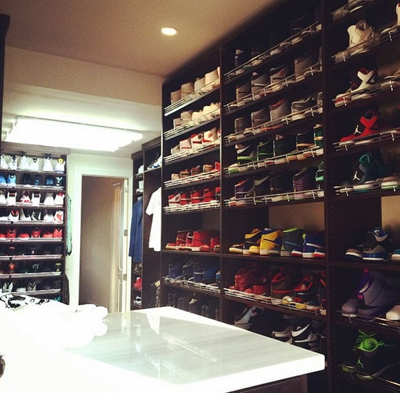 Ray Allen Shares His Sneaker Room