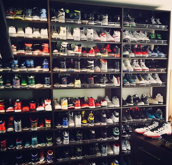 Ray Allen Shares His Sneaker Room