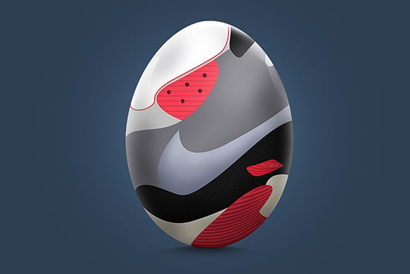 Sneaker Inspired Easter Eggs