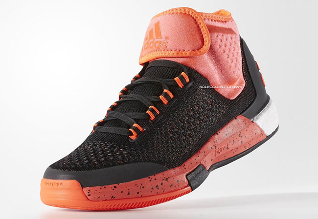 adidas Crazylight Boost 2015 Mid Infrared Black
