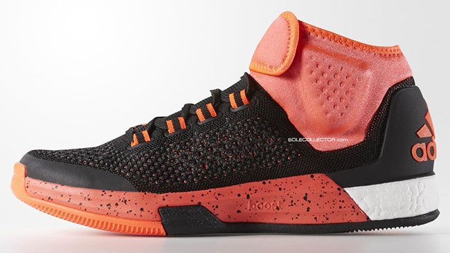 adidas Crazylight Boost 2015 Mid Infrared Black