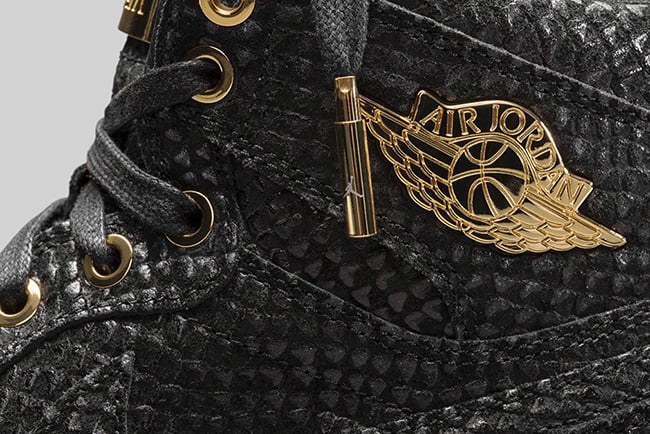 Air Jordan 1 High Pinnacle Black Gold Official Images