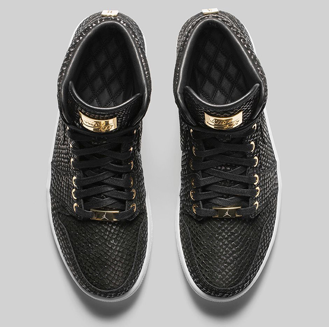 Air Jordan 1 High Pinnacle Black Gold Official Images