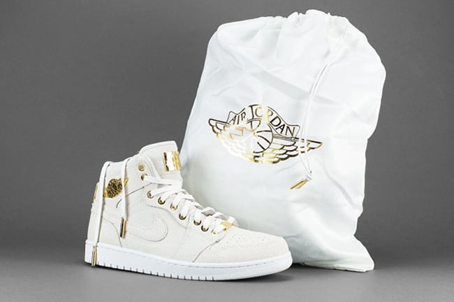 Air Jordan 1 Retro High Pinnacle White Metallic Gold