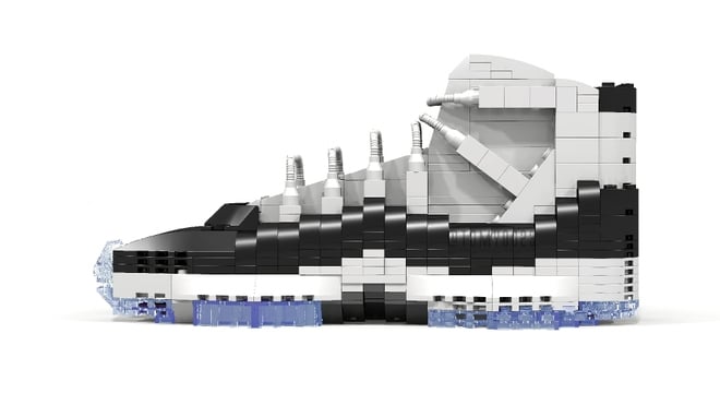 Air Jordan 11 Concord by LEGO
