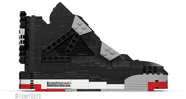 LEGO Air Jordan 4 Bred