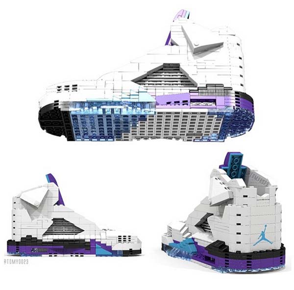 LEGO Air Jordan 5 Grape